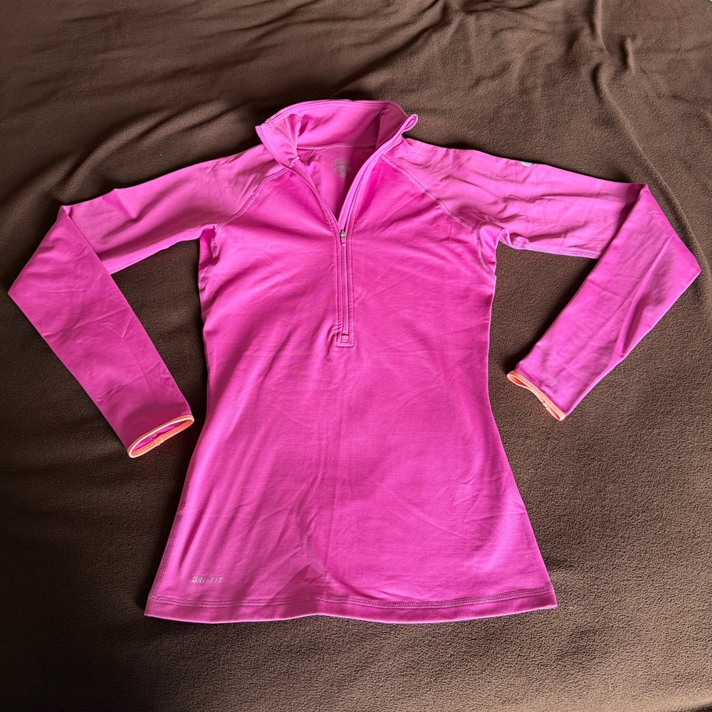Nike Pro Dri Fit Quarter Zip. Like New!